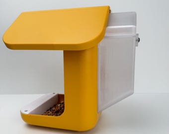 XL Extended Seed Hopper Bin for Bird Buddy Smart Bird Feeder