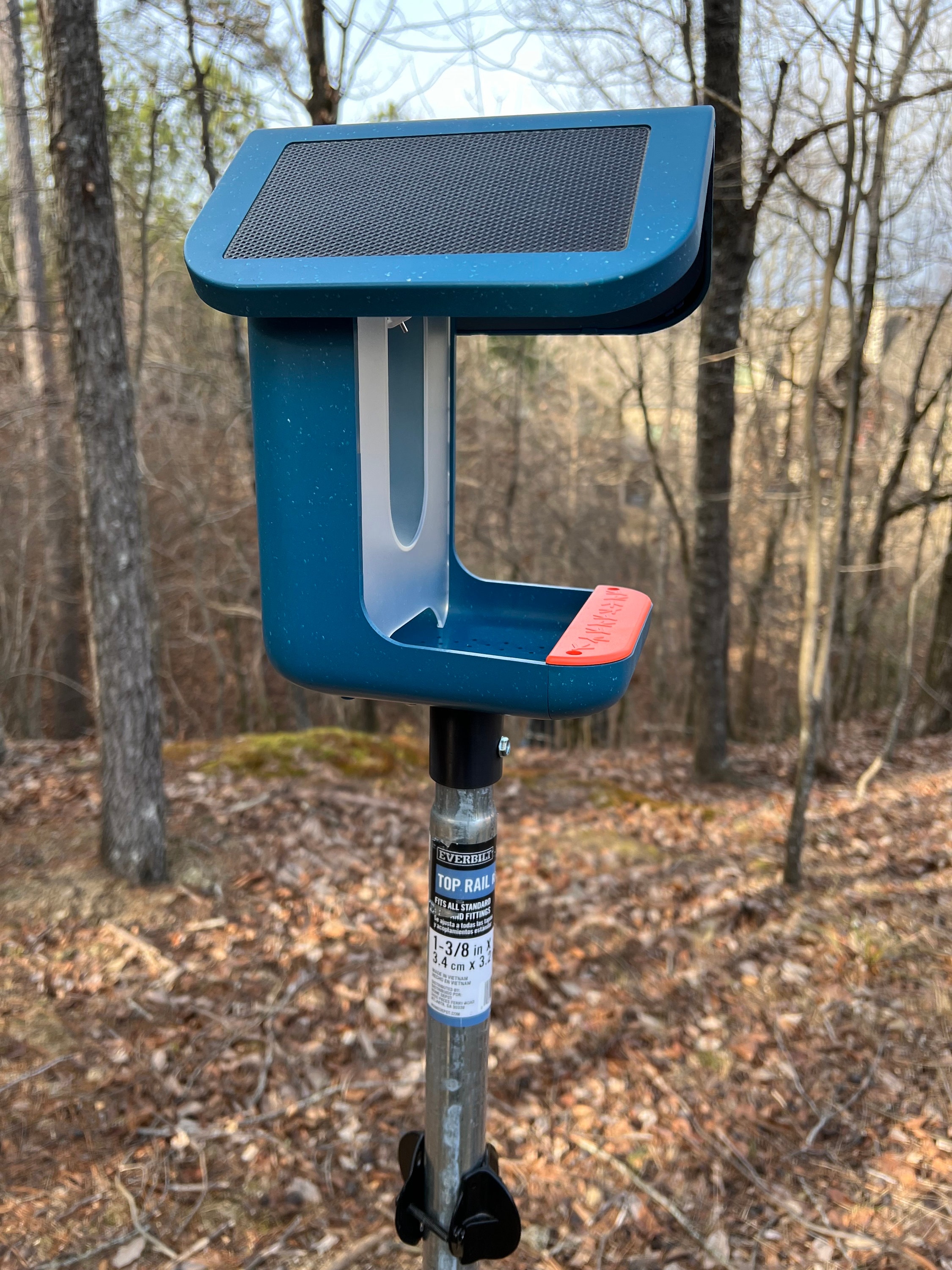 Bird Buddy Pole Mount Adapter Mount for Attaching Bird Feeder to Galvanized Steel Pole Pole