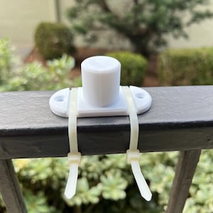 Post Mount Adapter for Bird Buddy Smart Bird Feeder – Flat Mounting Bracket for Bird Buddy Smart Bird Feeder | 2-in-1 Mount