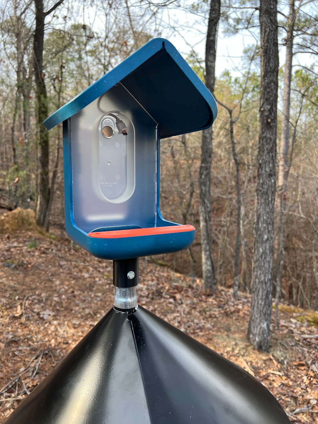 Bird Buddy Pole Mount Adapter Mount for Attaching Bird Feeder to Galvanized Steel Pole Pole