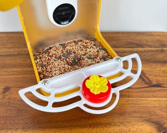 Percha para comedero de colibríes – Adaptador para vaso de néctar para Bird Buddy
