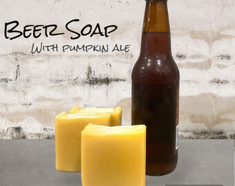 Pumpkin Ale Beer Hand & Body cold process soap