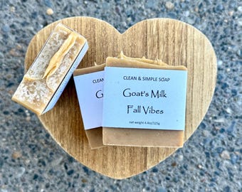 Goat’s Milk Fall Vibes hand & body cold process soap