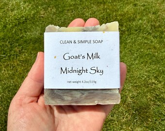 Goat’s Milk Midnight Sky Hand & Body hot process soap
