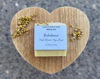Rebalance Salt Water Spa hand & body cold process soap