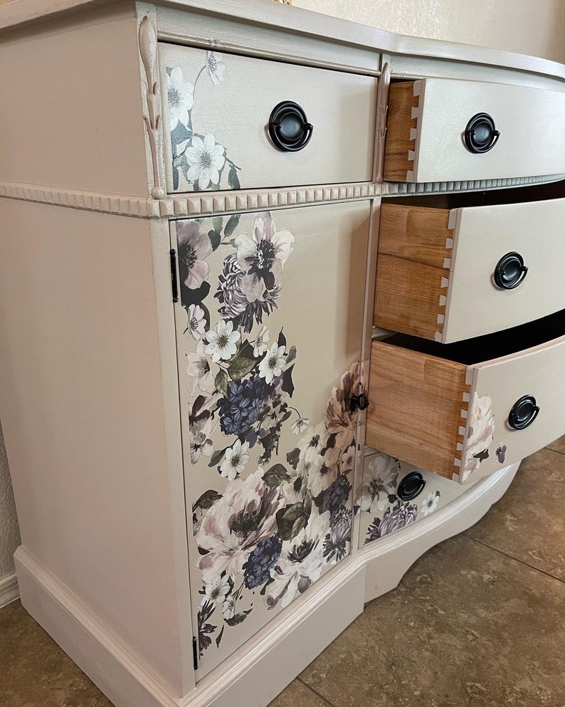 Soldrefinished Buffet Credenza Dresser Custom Etsy