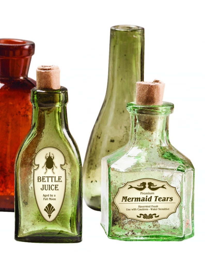 Zaubertrank Etiketten Halloween Apotheker Etiketten Halloween Trank