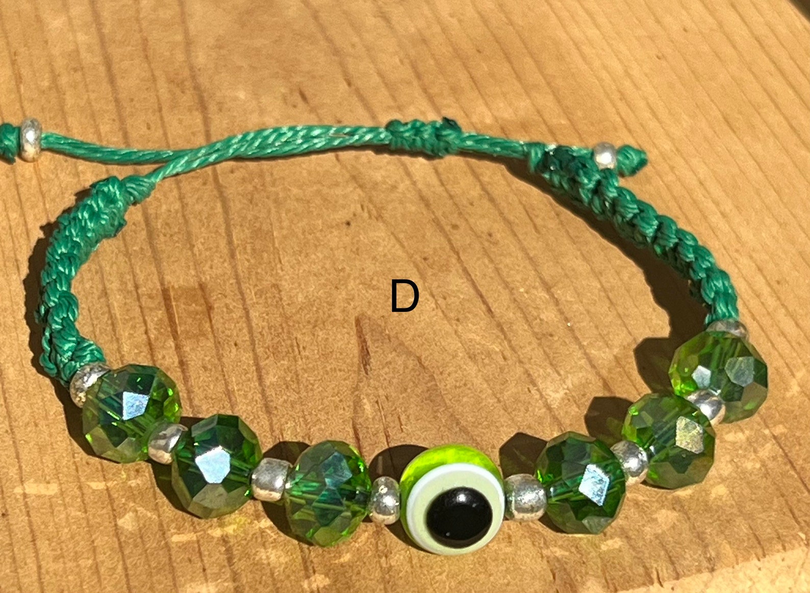 Men and Womens Evil Eye Bracelet Light Green Evil Eye Etsy