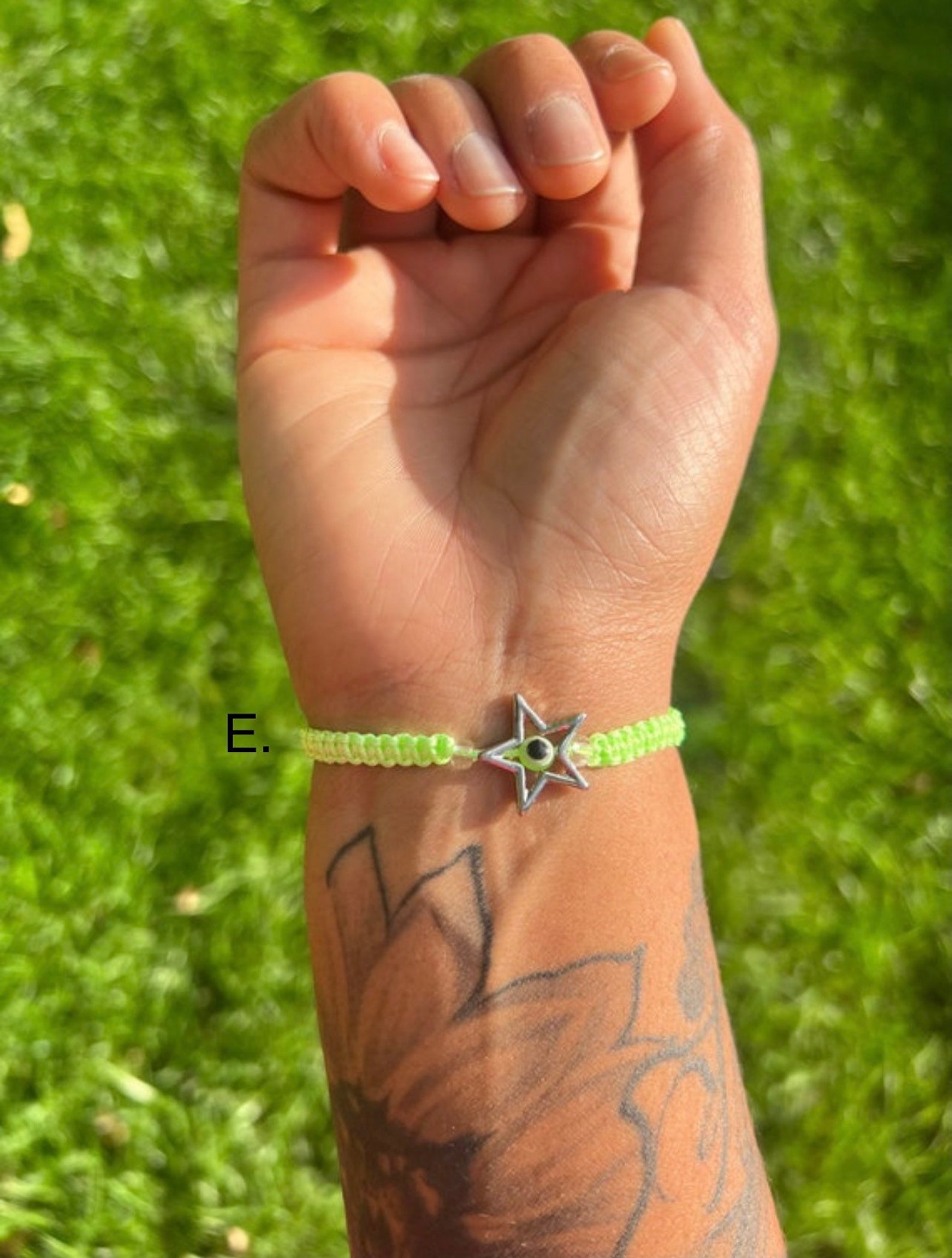 Men and Womens Evil Eye Bracelet Light Green Evil Eye Etsy