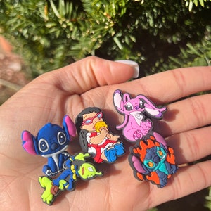 Disneys Lilo and Stitch Croc Charms, Blue Alien Show Charms, Hawaiian ...
