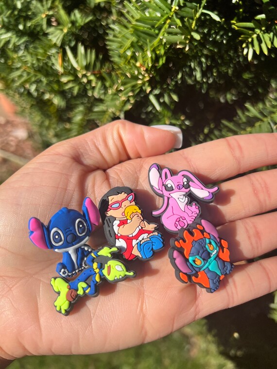 Disneys Lilo and Stitch Croc Charms, Blue Alien Show Charms