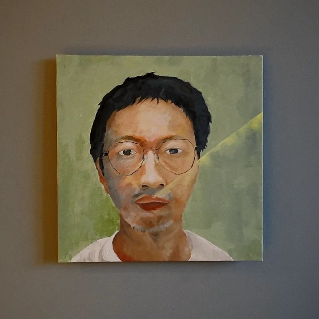 My Original Oil Painting Self Portrait, 2022, Realistic Art, Custom Oil