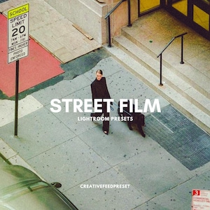 3 Street Film Photography Lightroom Presets, Retro Vintage, Urban Preset City Cinematic Presets, Film simulation, Fujifilm, Kodak Vibes Film