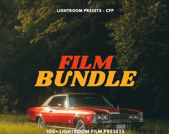 100+ Premium Film Lightroom Presets Best Bundle, authentische Film Looks, Kodak Film, Fujifilm, Vintage, Retro, körnig, Film Emulation