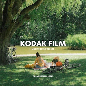 5 KODAK Presets Best Film Presets, Lightroom Preset Bundle, Kodak Film Simulation, Kodak Film, Kodak Portra 400, Kodak Film Look Photography
