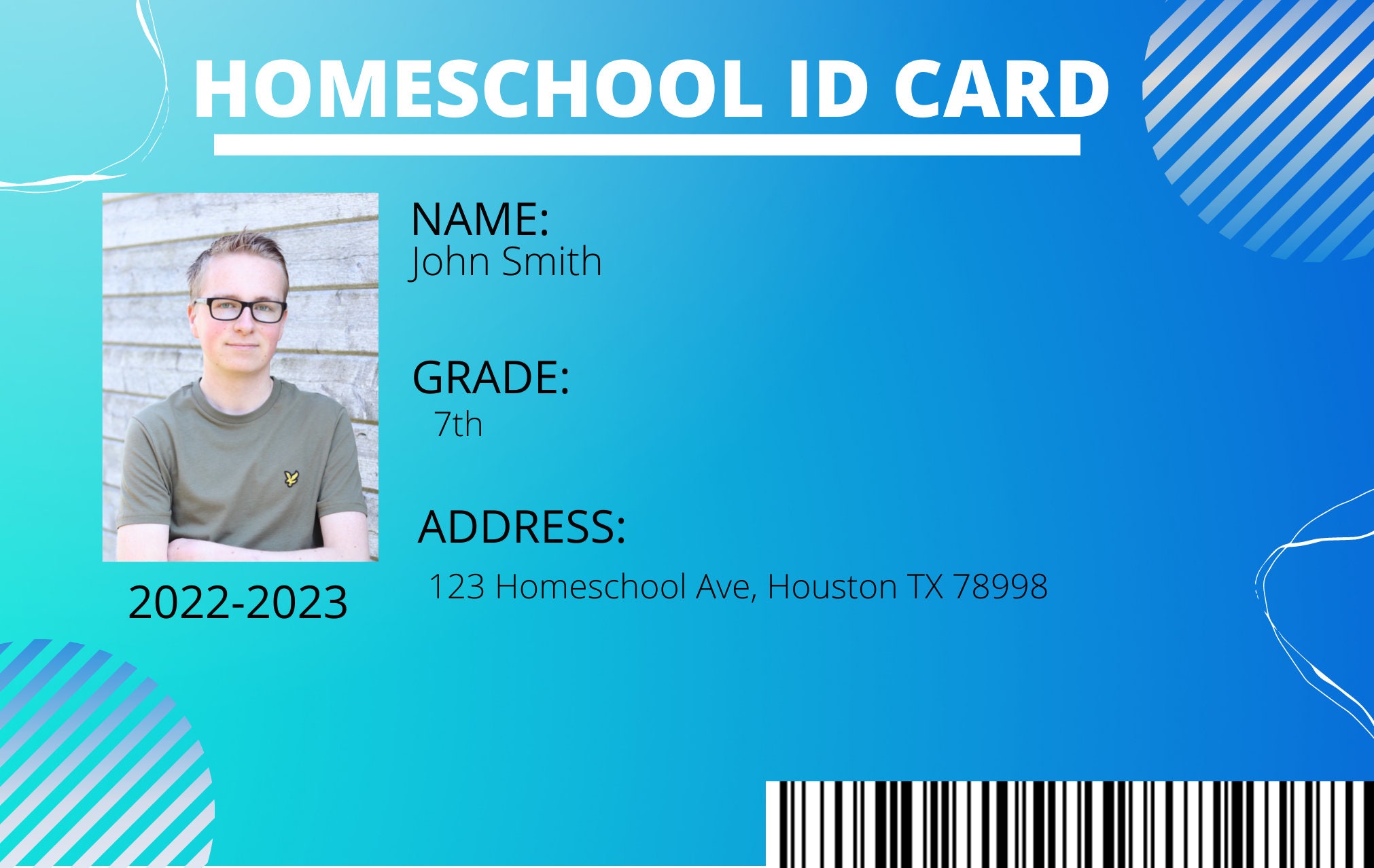 homeschool-id-card-editable-homeschool-child-id-custom-id-etsy