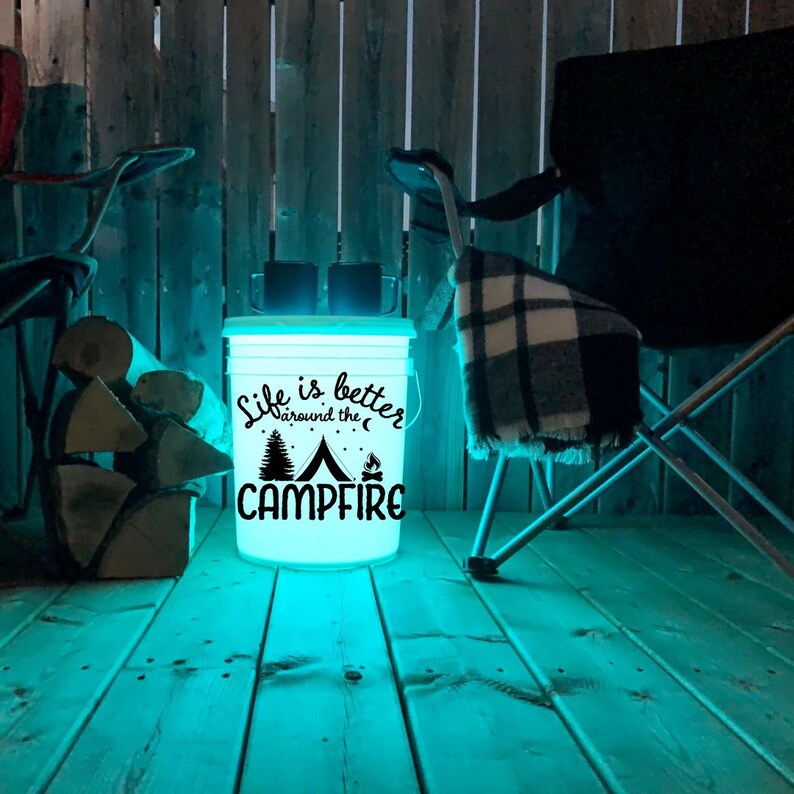 LED Camping Bucket Perfect Light for Outdoor Adventures Etsy