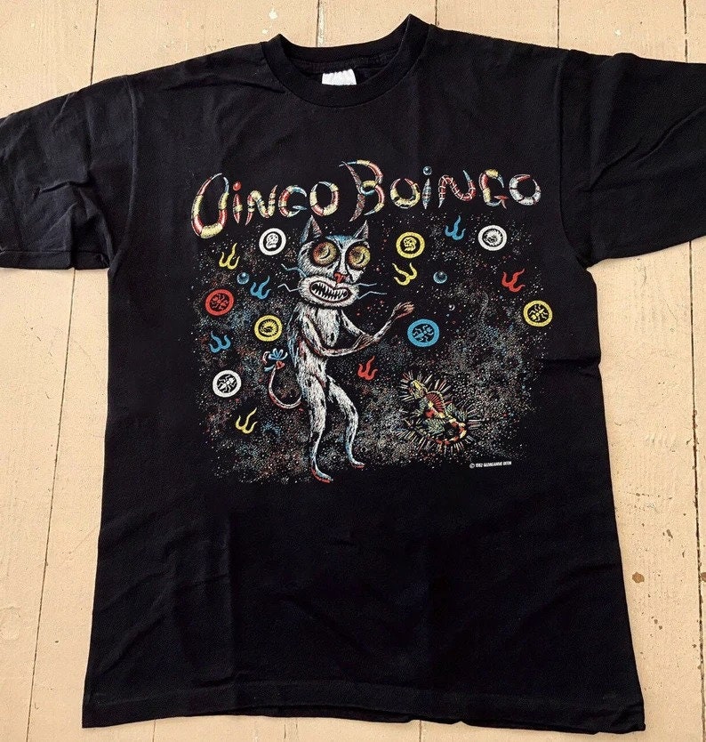 Discover Vintage 1982 Oingo Boingo Music Tour T-Shirt