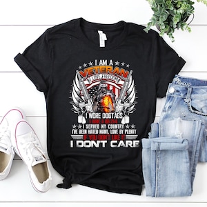 Veteran Shirt | Veteran T-Shirt | Veteran Hoodie | Veteran Gift | I Am A Veteran I Love Freedom My Country Shirt