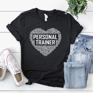 Personal Trainer Shirt | Personal Trainer T-Shirt | Personal Trainer Gift | Personal Trainer Heart Gift Gym Coach Training Shirt