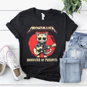 Meowtallica Shirt - Etsy