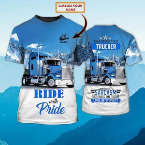Trucker Shirt /Trucker Sweatshirt / Trucker Hoodie / Truck Driver Shirt | Trucking Shirt / I&#39;m A Grumpy Old Trucker Shirt