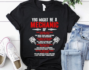 Mechaniker Shirt | Mechaniker T-Shirt | Mechaniker Hoodie | Mechaniker Geschenk | "Sie könnten ein Mechaniker Shirt sein."