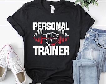Personal Trainer Shirt | Personal Trainer T-Shirt | Personal Trainer Geschenk | Workout Geschenk Hantel Personal Trainer Shirt