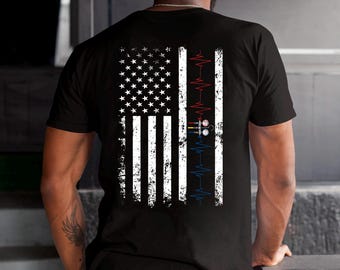 HVAC Technicians Shirt / Hvac Tech Shirt / Hvac Technician Gift / HVAC Technician American Flag USA Vintage Shirt