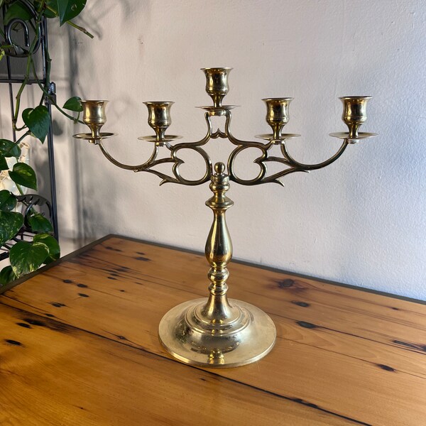 Brass Candelabra Etsy