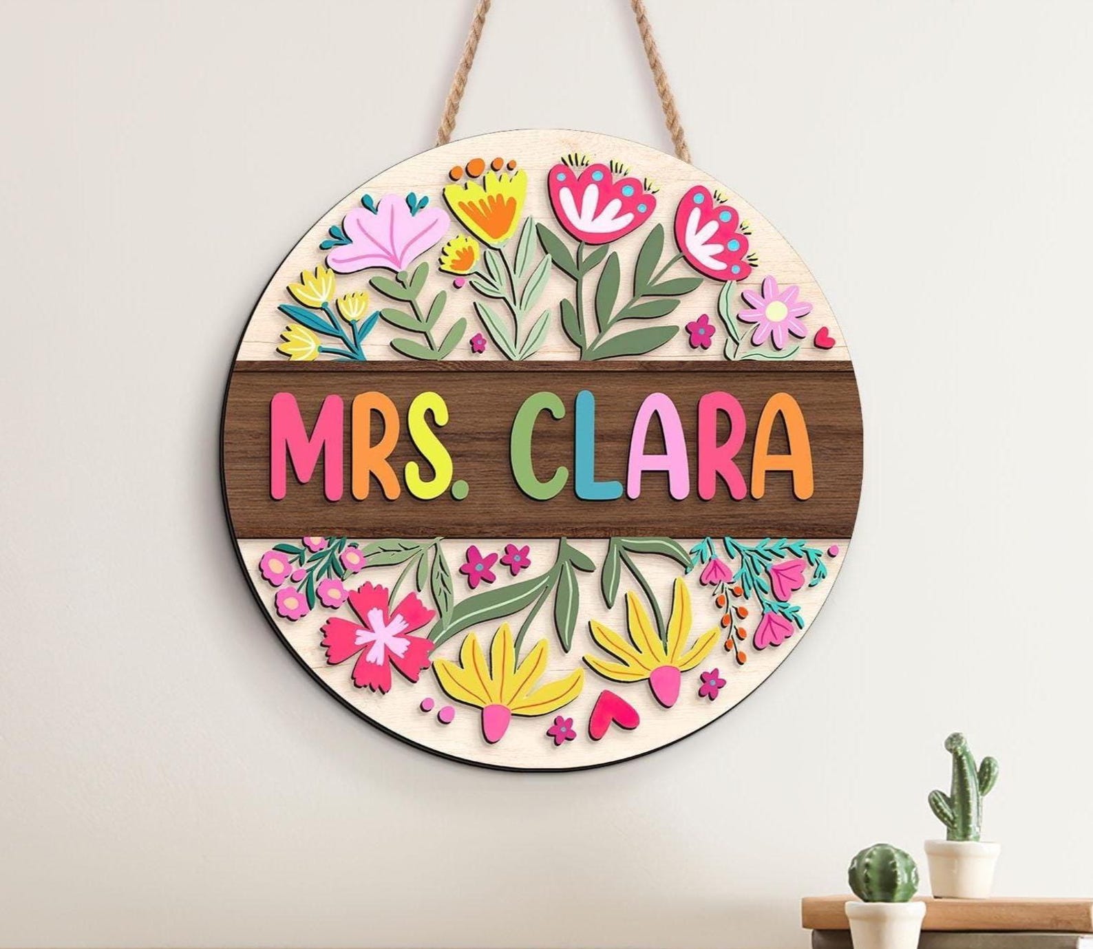 Personalized Classroom Sign - Graduation Gifts for Teachers