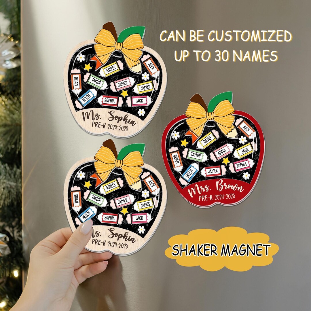 Personalized Teacher Gifts, Teacher Apple Sign, End of Year Gifts ...
