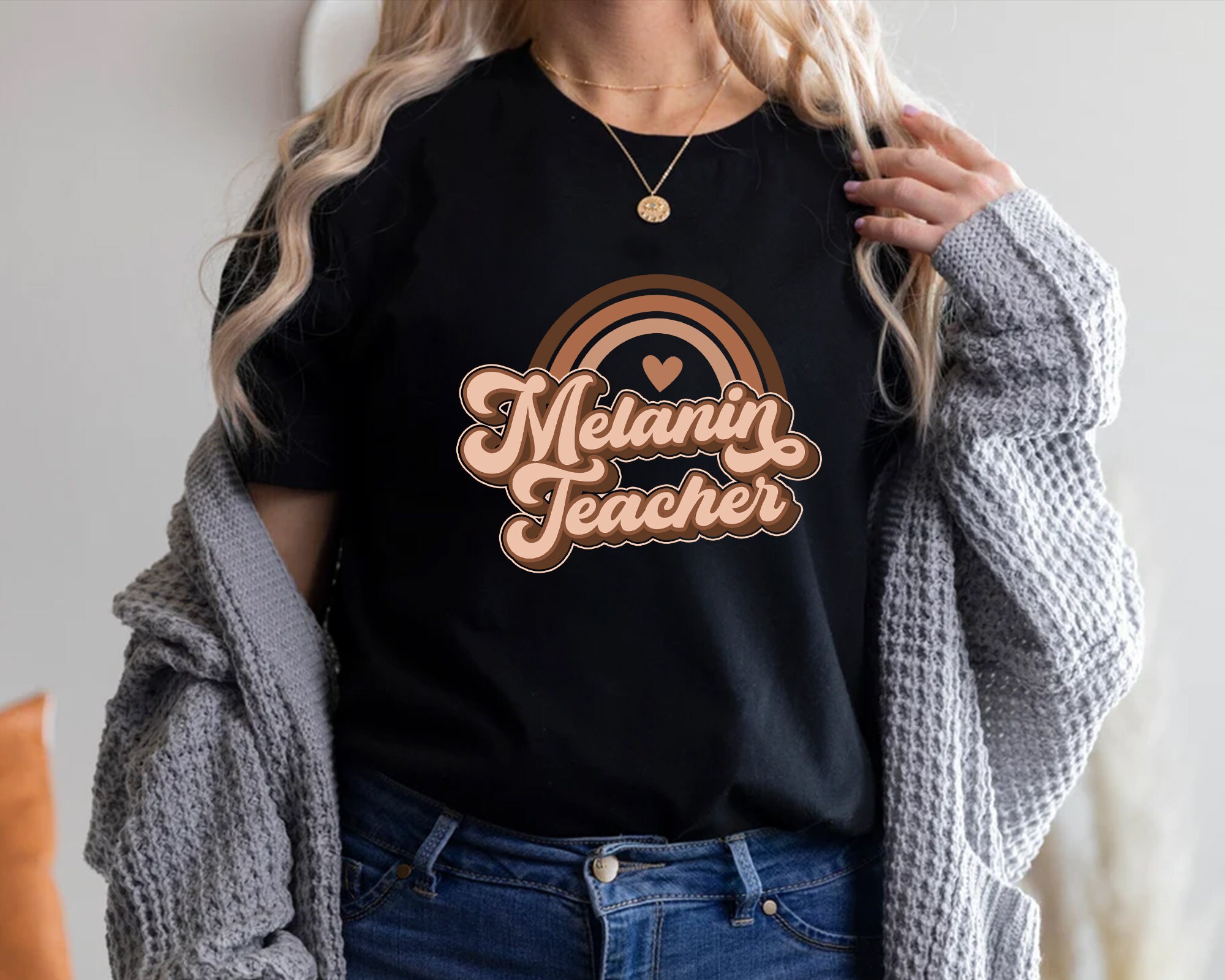 Melanin Teacher Shirts for Teachers Black History Month Etsy