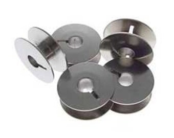 Class L Aluminum Quick-Wind Bobbins with Center Notch, 10 Pack | 55623AQ