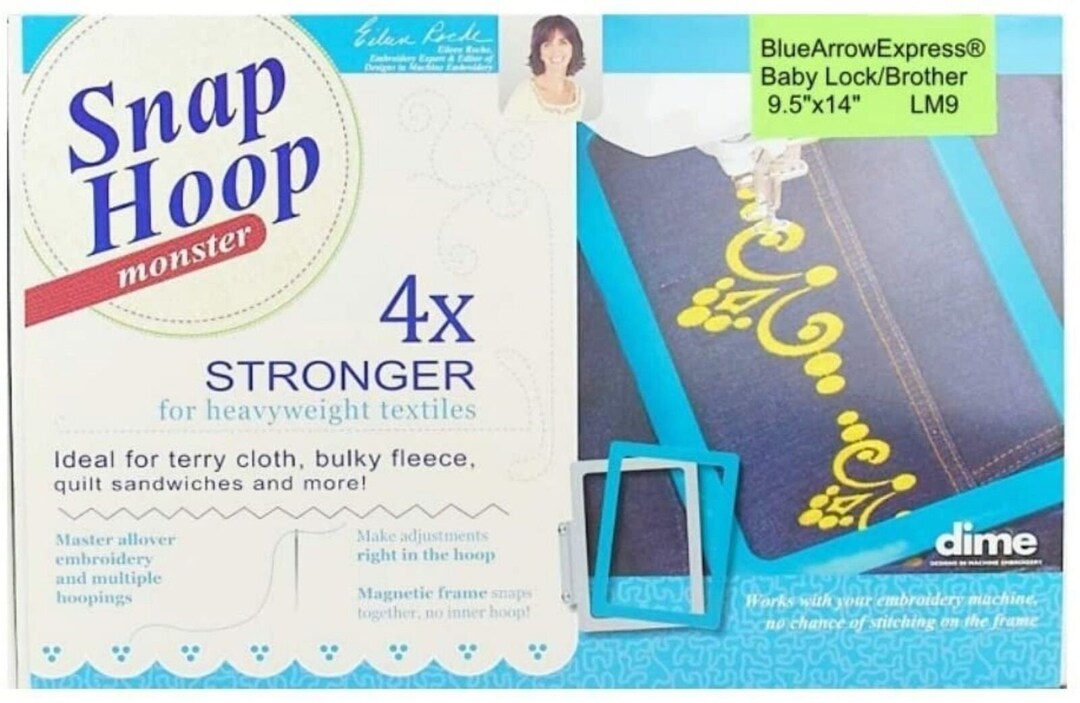 DIME Snap Hoop Monster 9.5x14 Babylock/brother Etsy