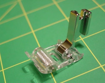 Singer Slant Shank Zigzag Vinyl Stitching Foot - Presser Foot Sewing Accessory, for Singer Sewing Machines, Replacement Part