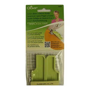 Clover 6-in-1 Stick 'n Stitch Seam Guide #9584 | Designed by Nancy Zieman