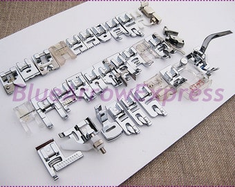 33-Piece Presser Foot Set for BERNINA Old Style Sewing Machines 530-1630 | Quilting, Hemming, Cording & Pintuck Feet