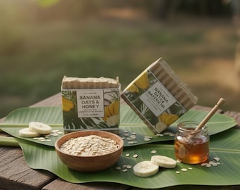 Bananen-Hafer & Honig-Feuchtigkeitsbar