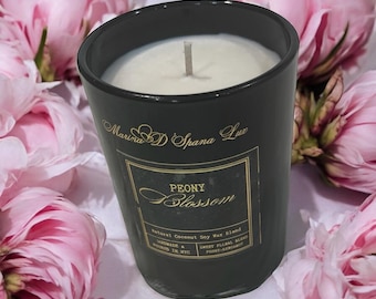 Peony Blossom Candle | Coconut Soy Wax, Floral Scent