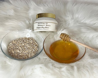 Honey Oats Whipped Body Butter | Natural Shea Butter, Sensitive Skin