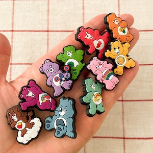 Cartoon Bear Cousin Shoe Charm,  Bears Charms, Sunshine Shoe Charm, Animal Shoe Decoration, Cute Shoe Charms, Care Bare Jibbitz, Gummy Bare