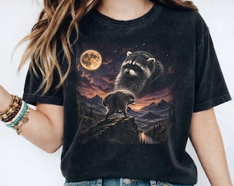 Jimothy Raccoon Comfort Colors® TShirt, Viral Seattle Raccoon Tee, Wildlife T-Shirt, Funny Meme Shirt, Cute Feral Animal Gift, Round King