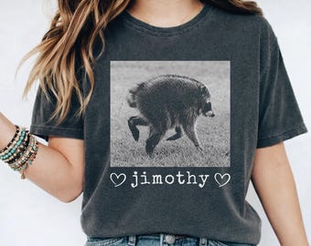 Jimothy Raccoon Comfort Colors® TShirt, Viral Seattle Raccoon Tee, Wildlife T-Shirt, Funny Meme Shirt, Cute Feral Animal Gift, Round King