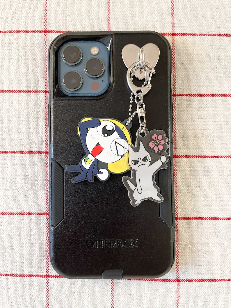 Metal Adhesive Heart Shaped Phone Charm Hook Round Phone Etsy