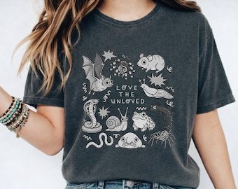 Love The Unloved Comfort Colors® TShirt, Cute Weird Animal Tee, Entomology T-Shirt, Science Nerd Top, Nature Lover Gift, Animal Lover Gifts
