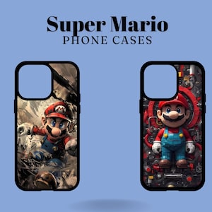 Super Mario Phone Cases: Custom Designs for Gamers, Mario Bros & Retro Fans