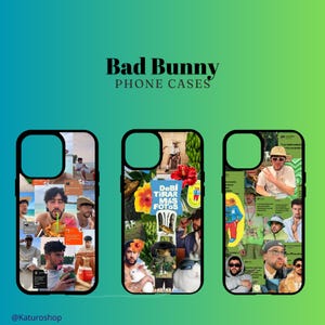 Bad Bunny Phone nadie sabe lo que va a paras mañana / bad bunny phone case/ bad bunny/ nadie sabe lo que va a paras mañana phone case|