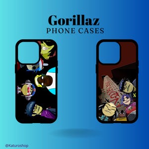 Gorillaz Tough Phone Case, Phone Cover, Durable Smartphone Protector, Gift for Music Fans, Tech Accessory, Music Merch, Gorillaz Merch