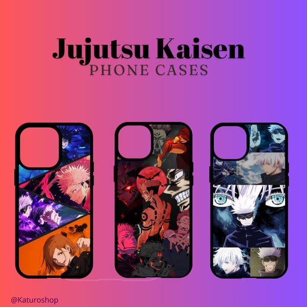 JJK/ Japan Anime Manga Jujutsu Phone Case/Satoru Gojo Phone Case Jujutsu Kaisen Phone Case